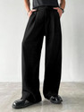 Rajovati Loose Fit Men Black Trousers