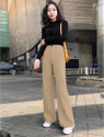 Rajovati Loose Fit Women Cream Trousers