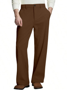 Rajovati Regular Fit Men Brown Trousers