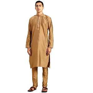 Rajubhai Hargovindas Mens Banarasi Cotton Silk Thread