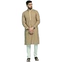Rajubhai Hargovindas Men39s Chikankari Embroidered Cotton Kurta