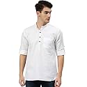Rajubhai Hargovindas Men39s Linen Straight Short Kurta