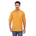 Rajubhai Hargovindas Men39s Linen Straight Short Kurta