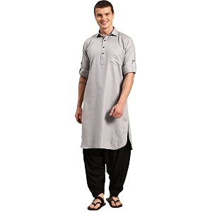 Rajubhai Hargovindas Mens Premium Pathani Kurta