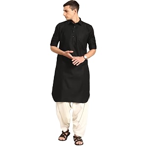 Rajubhai Hargovindas Mens Premium Pathani Kurta