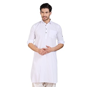 Rajubhai Hargovindas Mens Premium Pathani Kurta