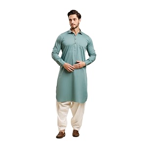 Rajubhai Hargovindas Mens Premium Pathani Kurta