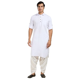 Rajubhai Hargovindas Mens Premium Pathani Kurta