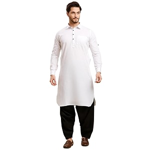 Rajubhai Hargovindas Mens Premium Pathani Kurta