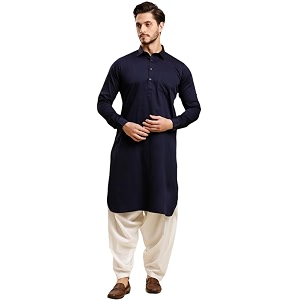 Rajubhai Hargovindas Mens Premium Pathani Kurta