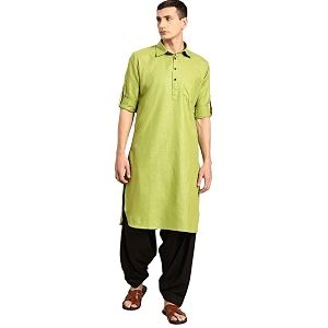Rajubhai Hargovindas Mens Premium Pathani Kurta