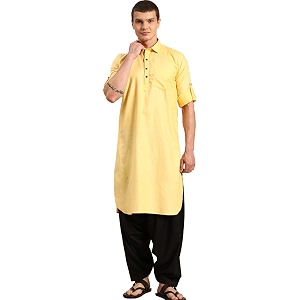 Rajubhai Hargovindas Mens Premium Pathani Kurta