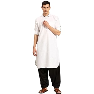 Rajubhai Hargovindas Mens Premium Pathani Kurta