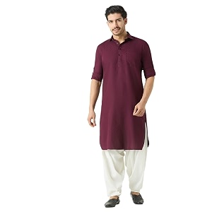 Rajubhai Hargovindas Mens Premium Pathani Kurta