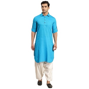 Rajubhai Hargovindas Mens Premium Pathani Kurta