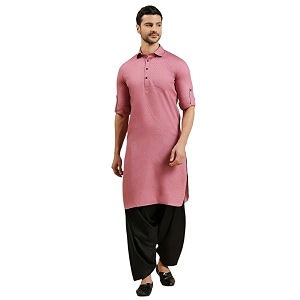 Rajubhai Hargovindas Mens Premium Pathani Kurta