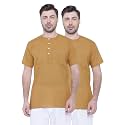 Rajubhai Hargovindas Men39s Pure Cotton Short Kurta