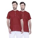 Rajubhai Hargovindas Men39s Pure Cotton Short Kurta