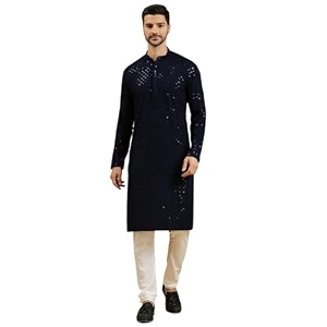 Rajubhai Hargovindas Men Chikankari and Sequin Work