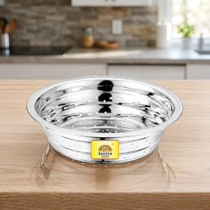 Rakesh Gold Stainless Steel Colander Strainer