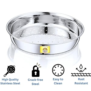 Rakesh Gold Stainless Steel Colander Strainer