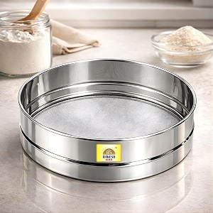 Rakesh Gold Stainless Steel Strainer Colander