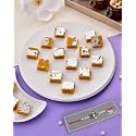 Rakhi For Brother With Gift Rakhi For Brother Rakhi Set Rakhi Combo Rakhi With Sweets Rakhi Hamper Rakhi With Sweets For Brother Mohan Thal Sweets 200G Ganesha Moonlight Rakhi Set