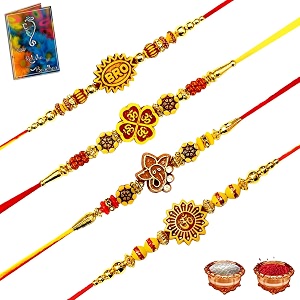 rakhi for brother rakhi gift for brother greeting card with roli chawal combo for brother bhiya bhabhi rakhi