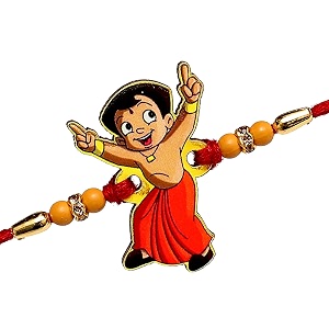 cartoon plated rakhi for kida rakhi set of 1