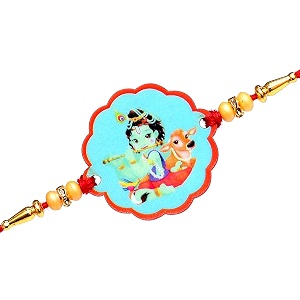 cartoon plated rakhi for kida rakhi set of 1