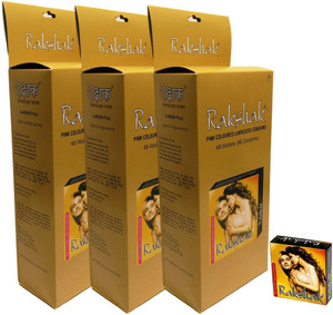 rakshak pink colored lubricated condoms for men combo condom