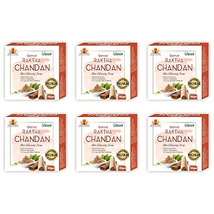 Raktha Chandan Soap with Aloe Vera Saffron