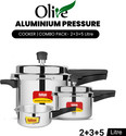 Rallison Appliances Olive Non IB 2 L, 3 L, 5 L Pressure Cooker (Aluminium)