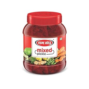ram bandhu mixed pickle 200gm  pack of 2  ready to eat  hand-picked ingredients  mixed pickle delivers traditional indian flavours with a perfect blend of spices that enhances every meal