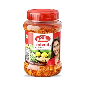 ram bandhu mixed pickle 500g x 3  pack of 3