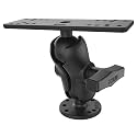RAM MOUNTS Fish Finder and Chartplotter Mount with Short Arm, C Size Ball