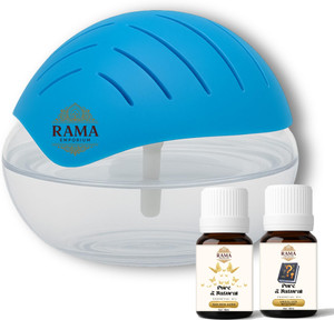 rama emporium golden aura unsolver mystery diffuser set portable 3-in-1 air purifier aroma diffuser  air humidifier with 1500ml water tank