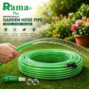 RAMA PIPE 0.5 inch, 50 meter (165 feet) garden pipe with tap connector and 2 clips durable, light weight for gardening and car wash indoor out door use Hose Pipe