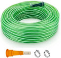 RAMA PIPE 100 feet(30 meter), 0.5 inch garden pipe light weight, durable with tap adopter and 2 clips Hose Pipe