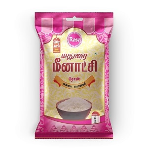 ramajeyam premium rice madurai meenakshi rose - akshya ponni rnr boiled rice bag 5kg