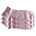 Rambutan Comfort Seam Rayon from Bamboo Ankle Socks, Youth &amp; Adult, 3 Pack