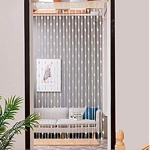 ramcha heart string curtain 35 x 65 feet - 1 piece golden