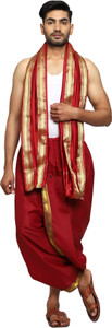 RAMESHWARAM FABRICS Wedding Dhoti 01 Woven Men