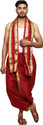 RAMESHWARAM FABRICS Wedding_Dhoti_01 Woven Men Dhoti