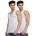 RAMRAJ COTTON Men39s White Inner VestBanian 