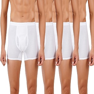 RAMRAJ COTTON Men Fine Jersy White Pocket