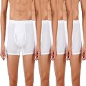 RAMRAJ COTTON Men Fine Jersy White Pocket