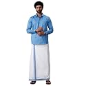 RAMRAJ COTTON Men Full Sleeve Solid Shirt