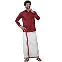 RAMRAJ COTTON Men Full Sleeve Solid Shirt