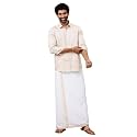 RAMRAJ COTTON Men Full Sleeve Solid Shirt